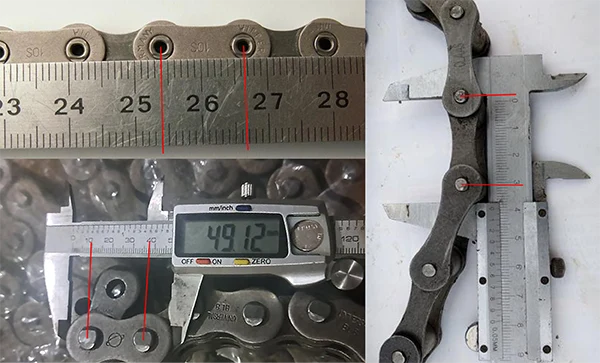 Как правильно измерить шаг цепи гост с помощью линейки и штангенциркуля