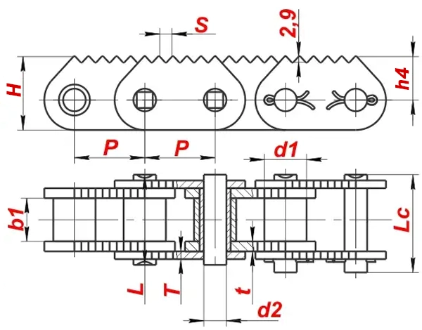 Схема — Цепь 20B-1-9015