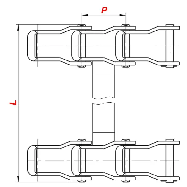 Схема — Цепь транспортера КДМ-7881.01