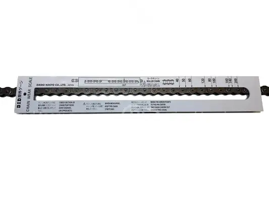картинка Линейка измерения износа-удлинения роликовой цепи (ANSI: 40-200; DIN: 08В-40В) от магазина «Приводные цепи»