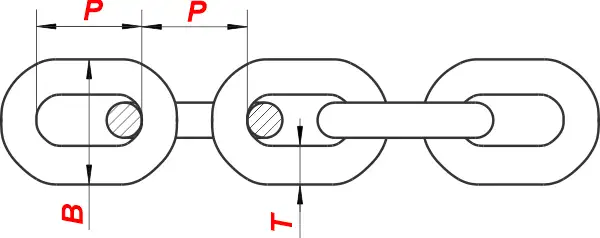 картинка Цепь 5х20 от магазина «Приводные цепи»