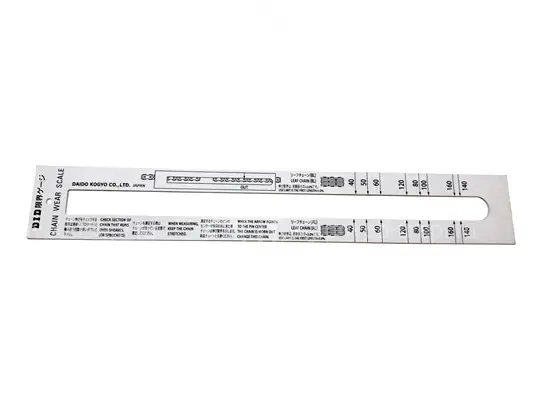 картинка Линейка измерения износа-удлинения грузовой цепи AL, BL 12,7-50,8 от магазина «Приводные цепи»