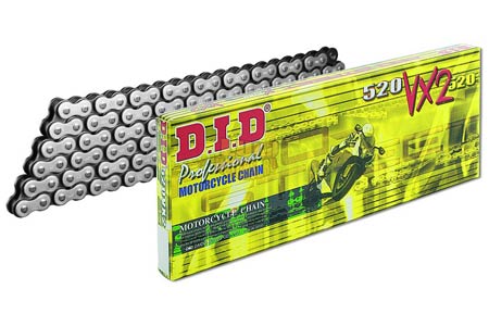картинка Цепь 520 VX2, DID от магазина «Приводные цепи»