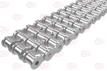 Фото - Трёхрядные роликовые цепи ISO серии B из нержавеющей стали